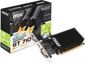  PCI-E MSI 2048Mb GT 710 2GD3H LP